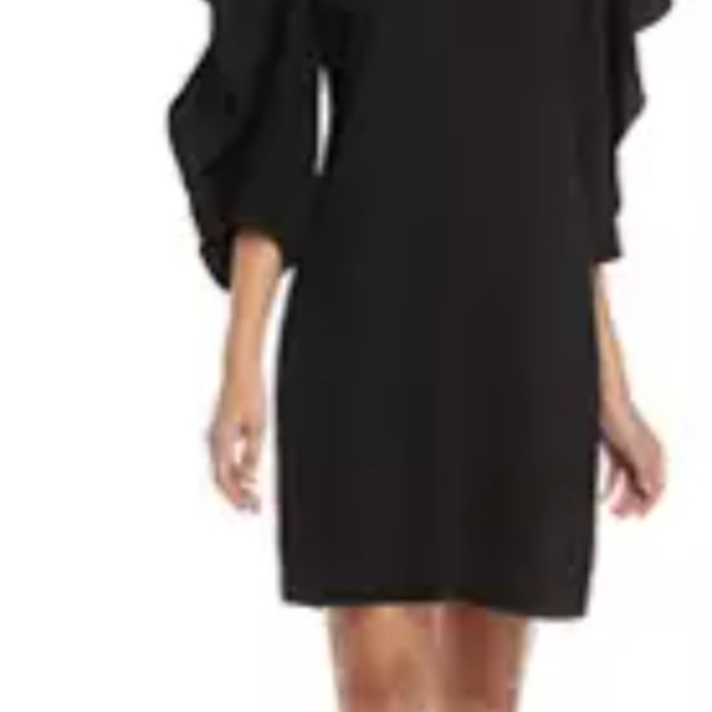 Trina Turk Hiroshi Flutter| Ruffle Sleeve Dress - Picture 2 of 8